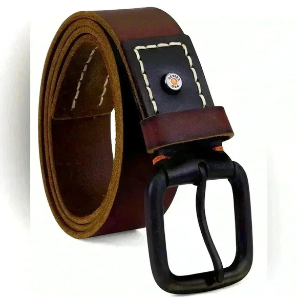 Timberland Pro Leather Belt office to casual work wear rugged durability - Picture 1 of 12